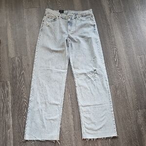 *NEW*✨️ Gap Low Rise Stride Wide Leg Light Blue Color Washed Women's Jeans